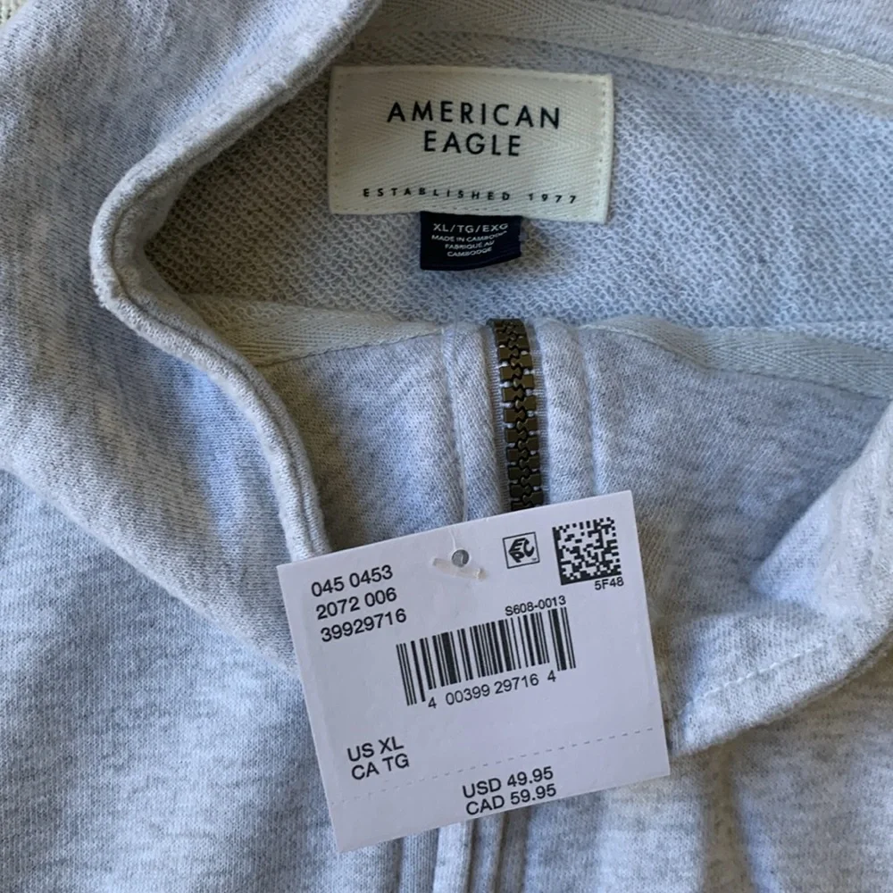 American Eagle half zip shirt size XL - Picture 2 of 3